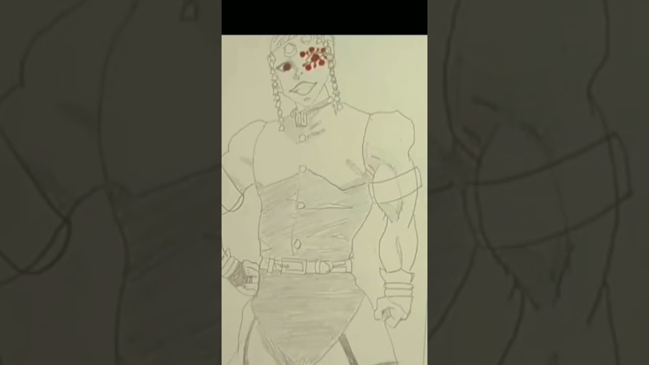 #tengenuzui drawing in 2 styles#easydrawingforbeginners#demonslayer full video link in description 👇