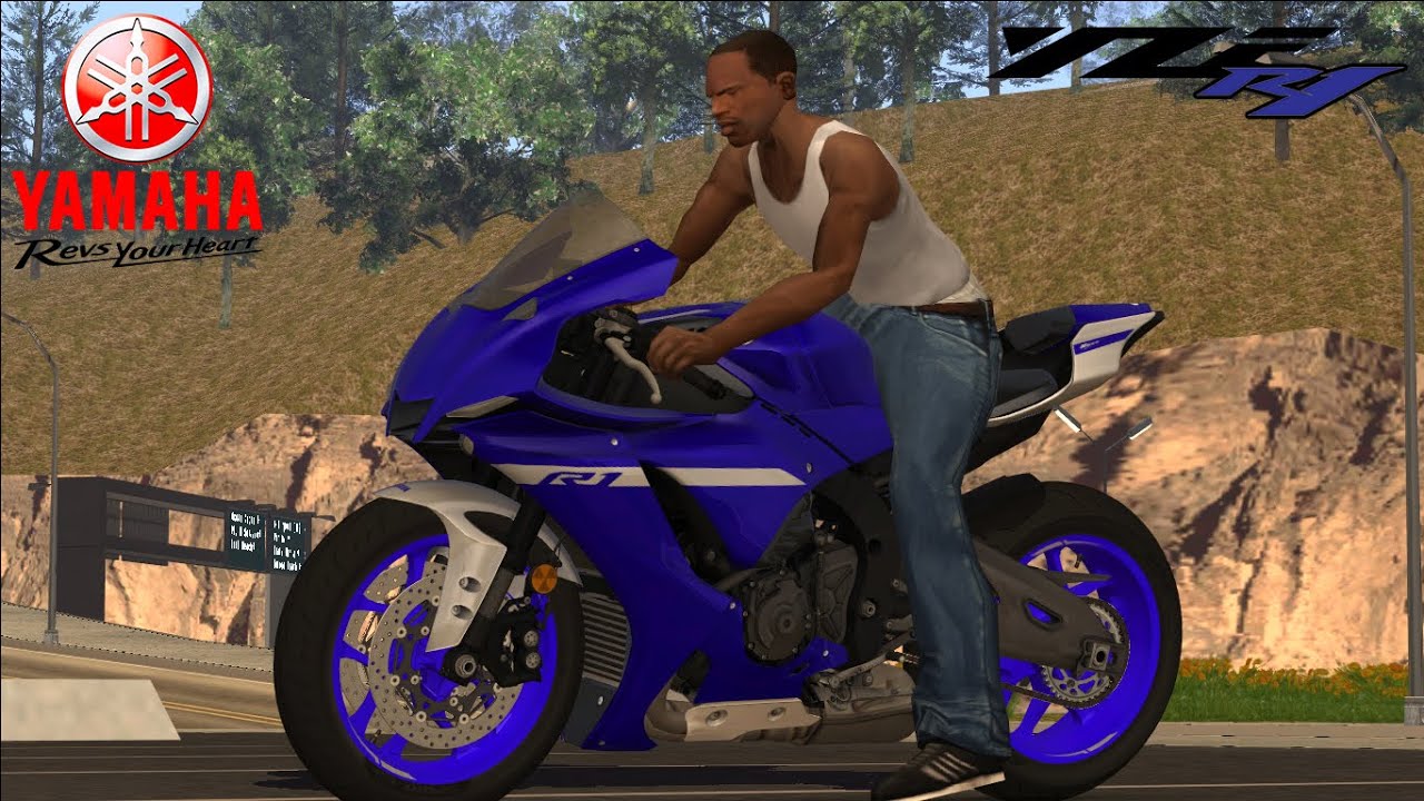 GTA SA Yamaha YZF R1 2022 for PC and ANDROID