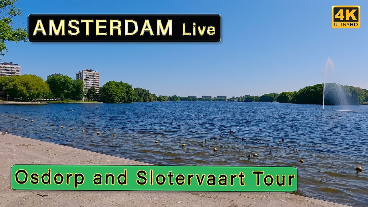 A Very Sunny Saturday Morning in Amsterdam New West - 4K Tour - Osdorp - Slotervaart