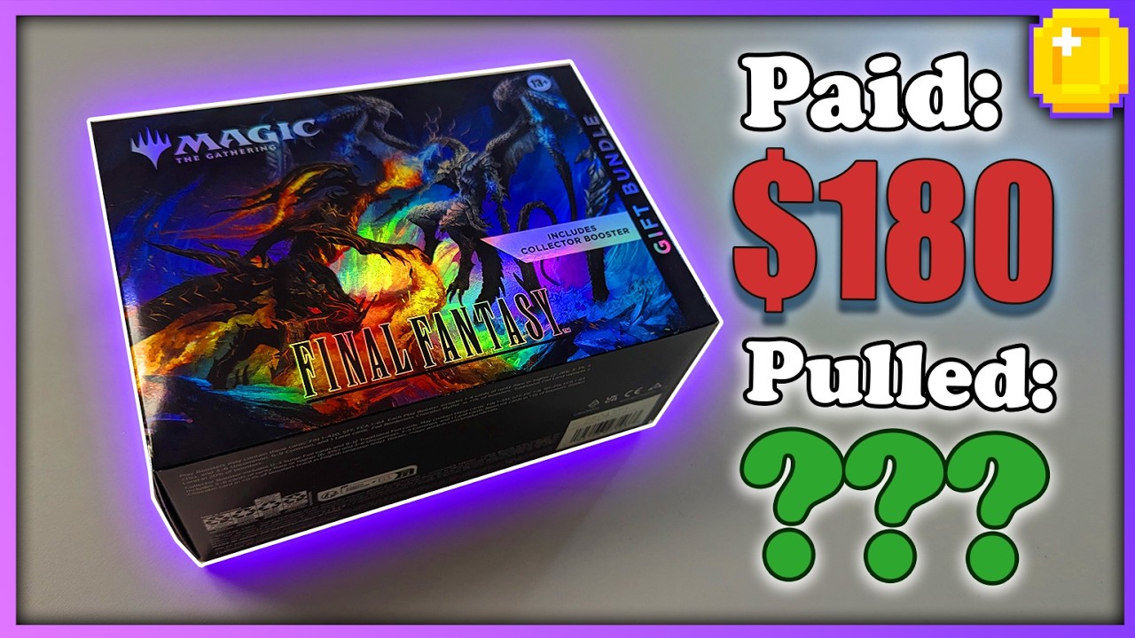 Let's Pull At Least $180! | MTG: Final Fantasy Gift Bundle Opening.#finalfantasy