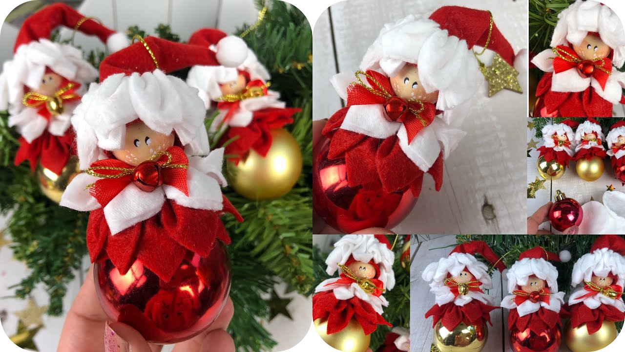 Guarda come trasforma le palline di Natale con dischetti struccanti