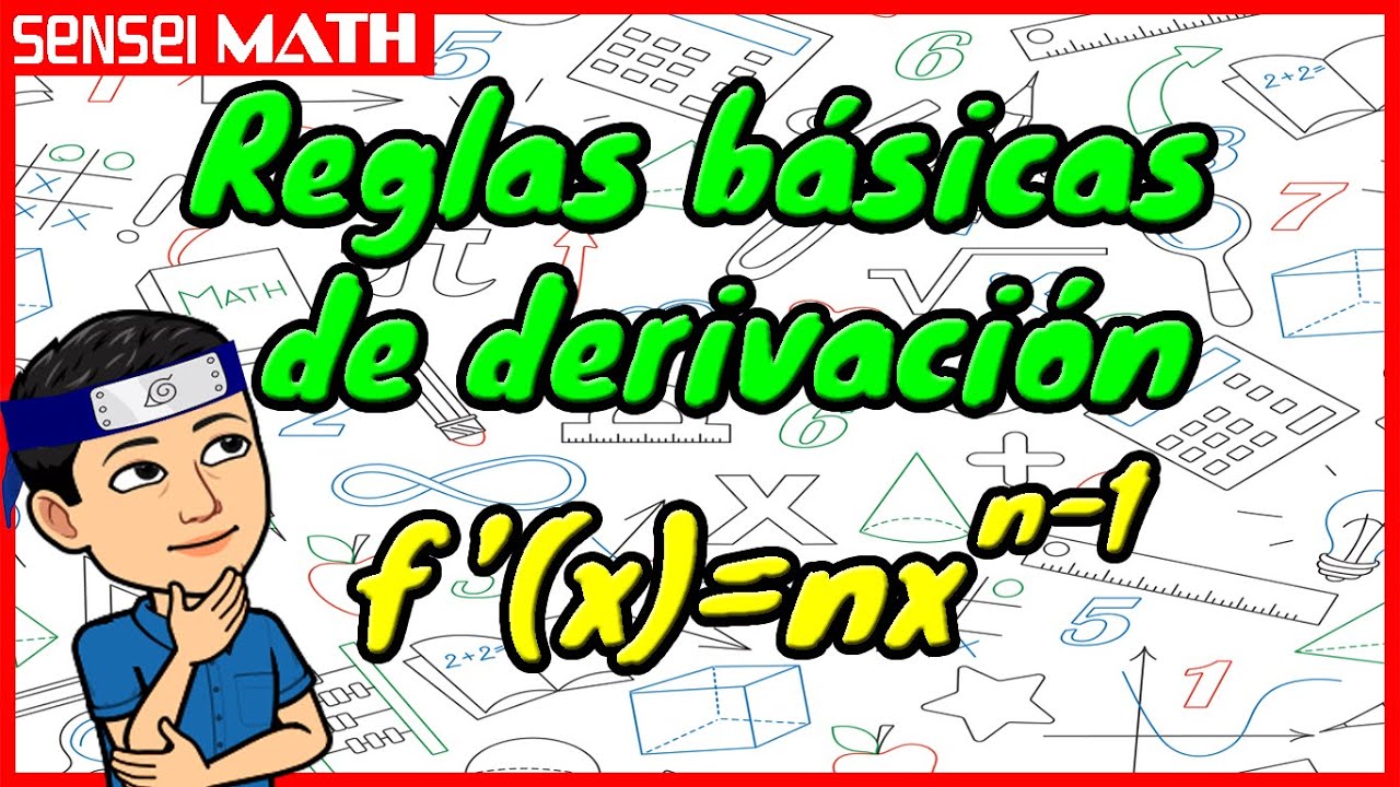 C&oacute;mo DERIVAR f&aacute;cil y r&aacute;pido | TRUCOS o reglas b&aacute;sicas de derivaci&oacute;n