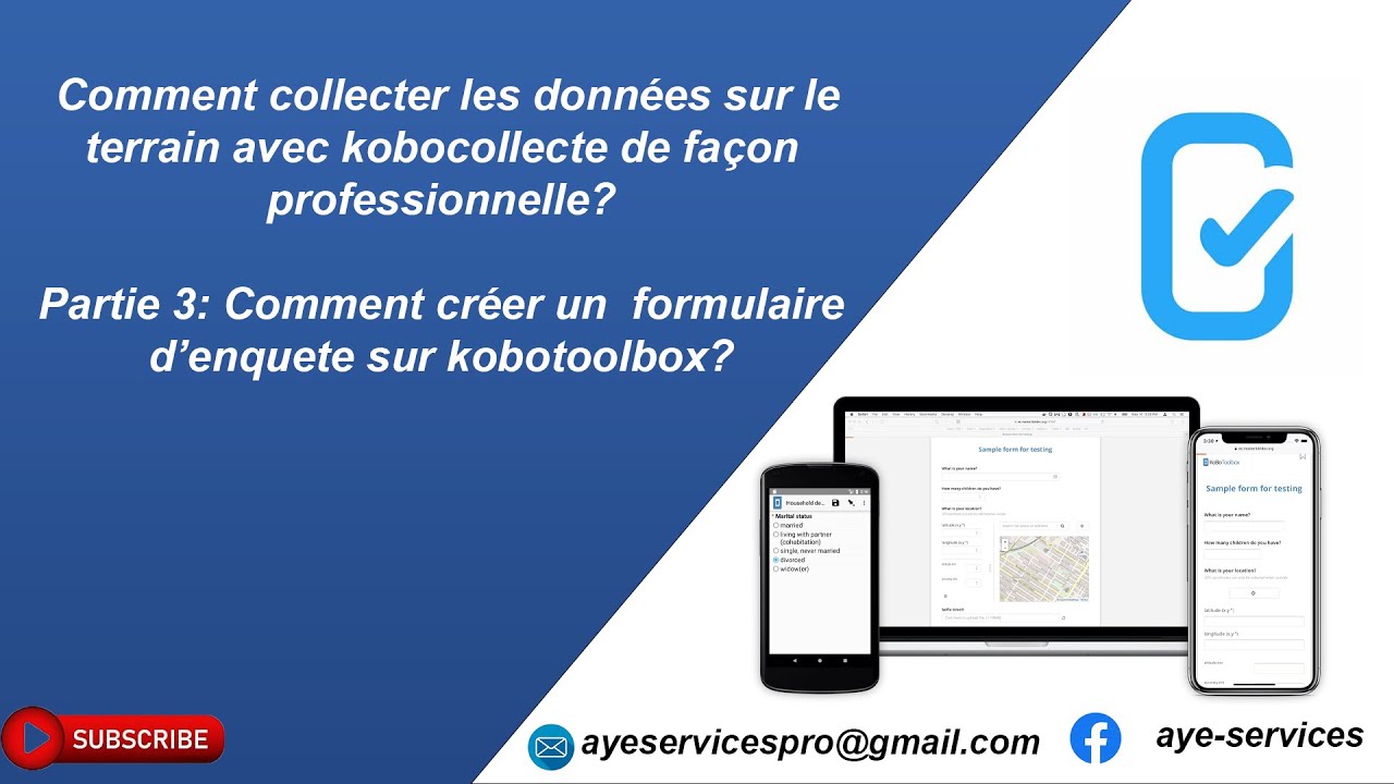Comment créer un formulaire d'enquete avec kobotoolbox?