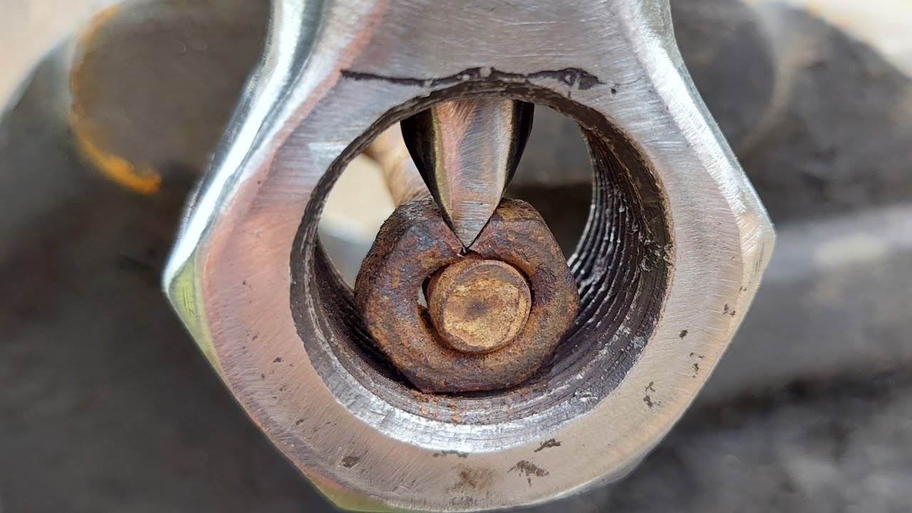 How to make rusty nut cutter