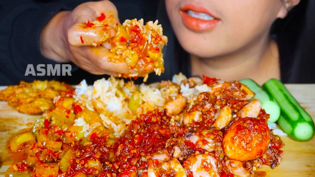 ASMR SAMBAL CUMI ||MUKBANG ASMR SPICY VIDEO #ASMR #asmrsounds #asmrvideo #cumi #seafood 