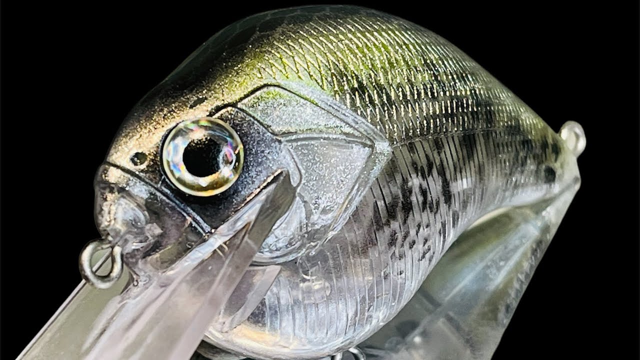 Lure Painting: Transparent Ghost Crappie using Insane Custom Stencils