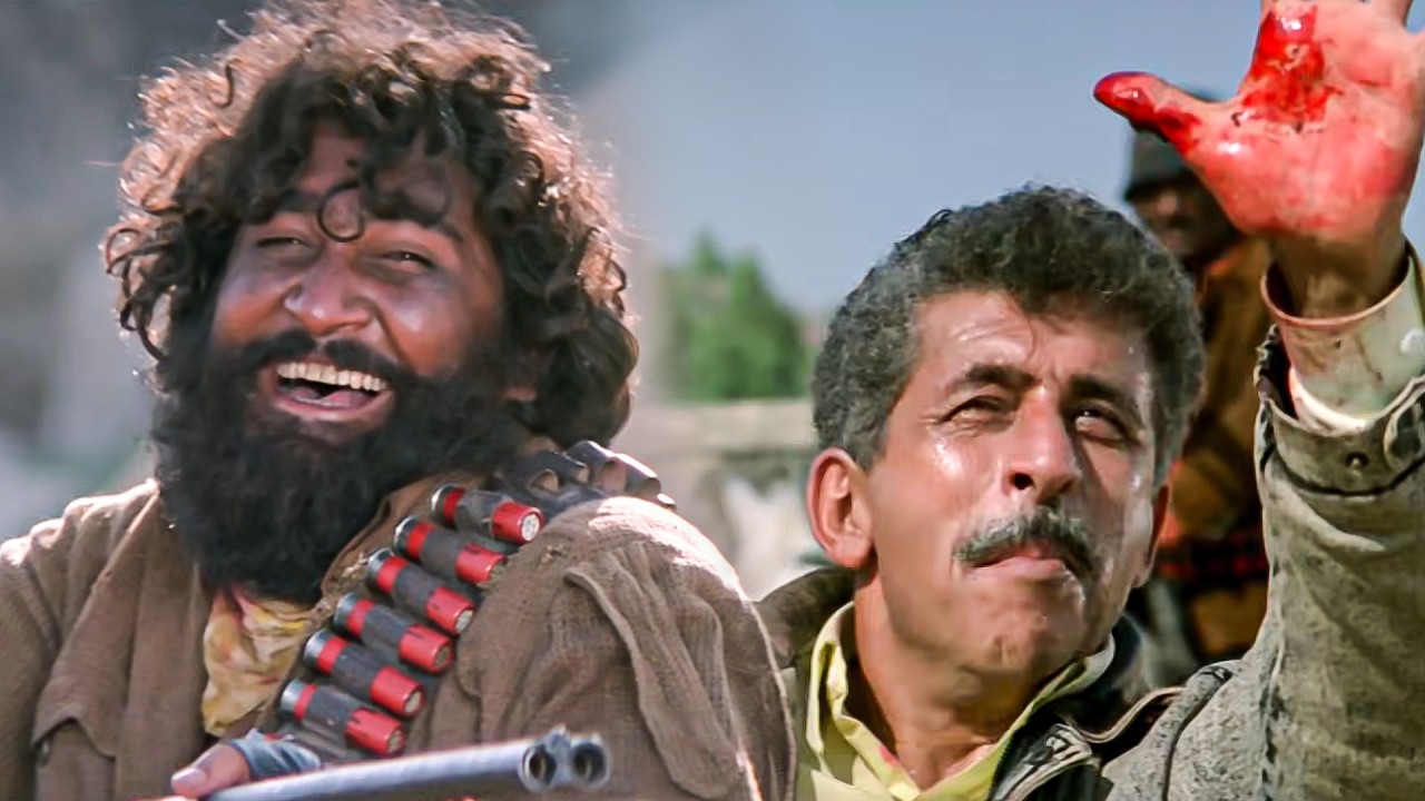 जगीरा ने धोके से चलाई नसीरुद्दीन शाह गोली - Naseeruddin Shah, Danny Denzongpa - China Gate - Part 8