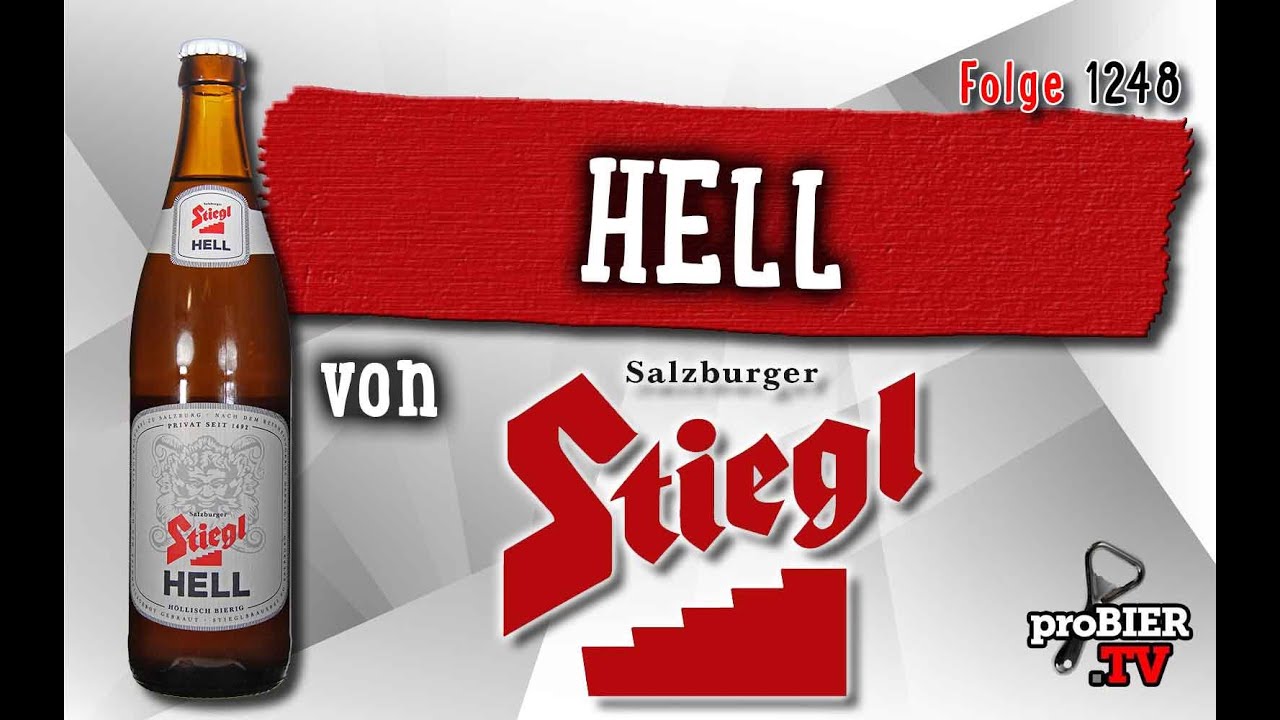 Hell von Stiegl | proBIER.TV - Craft Beer Review #1248 [4K]