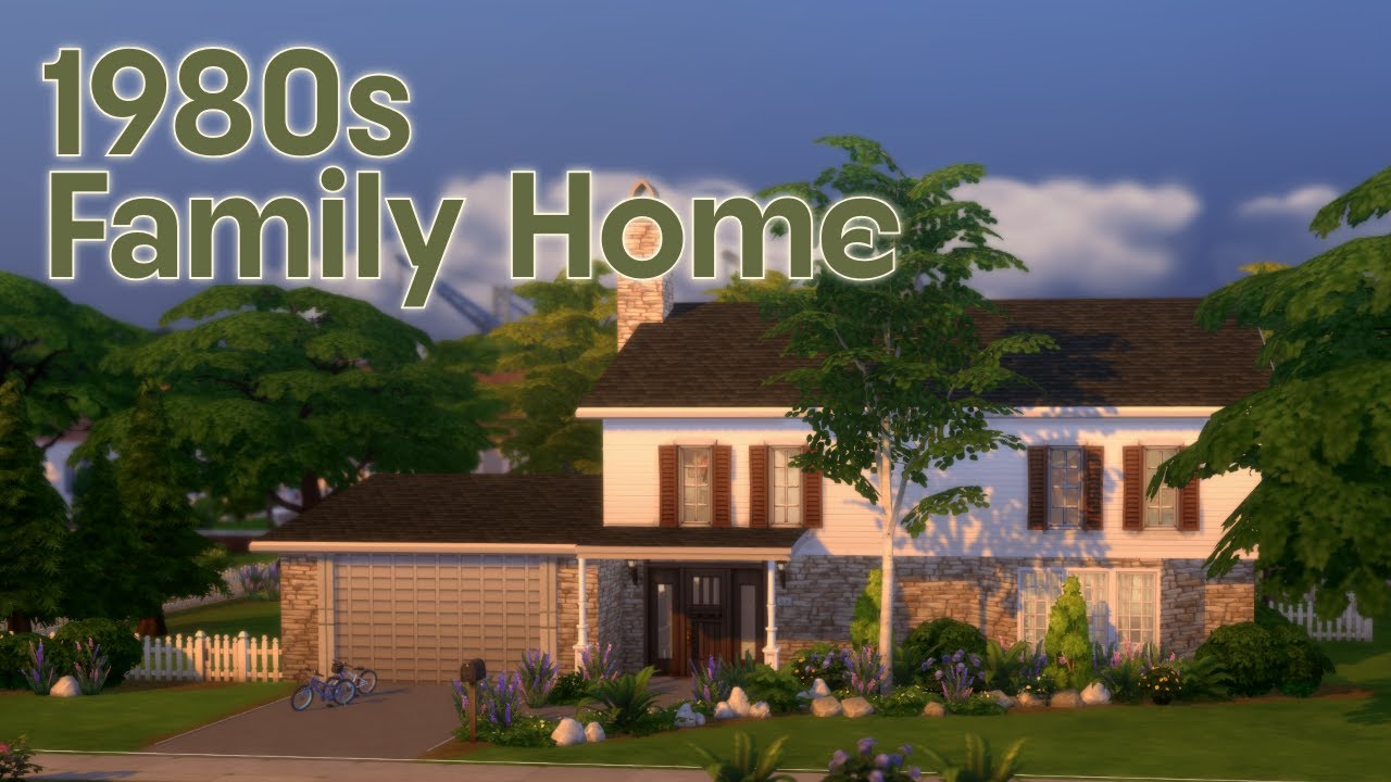 Get cozy ☕️ We're going to the 80's ☕️ Sims 4 Lo-fi Build (no talking)