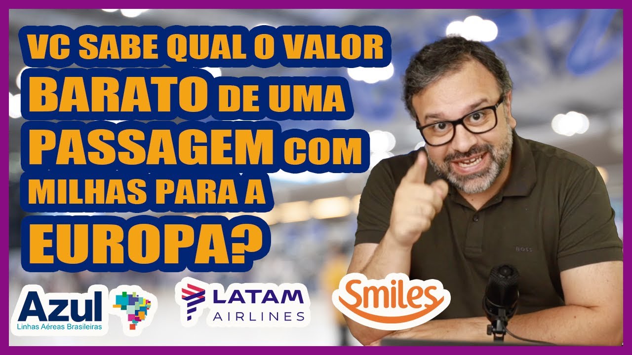 VALORES DAS EMISSÕES COM MILHAS PARA A EUROPA