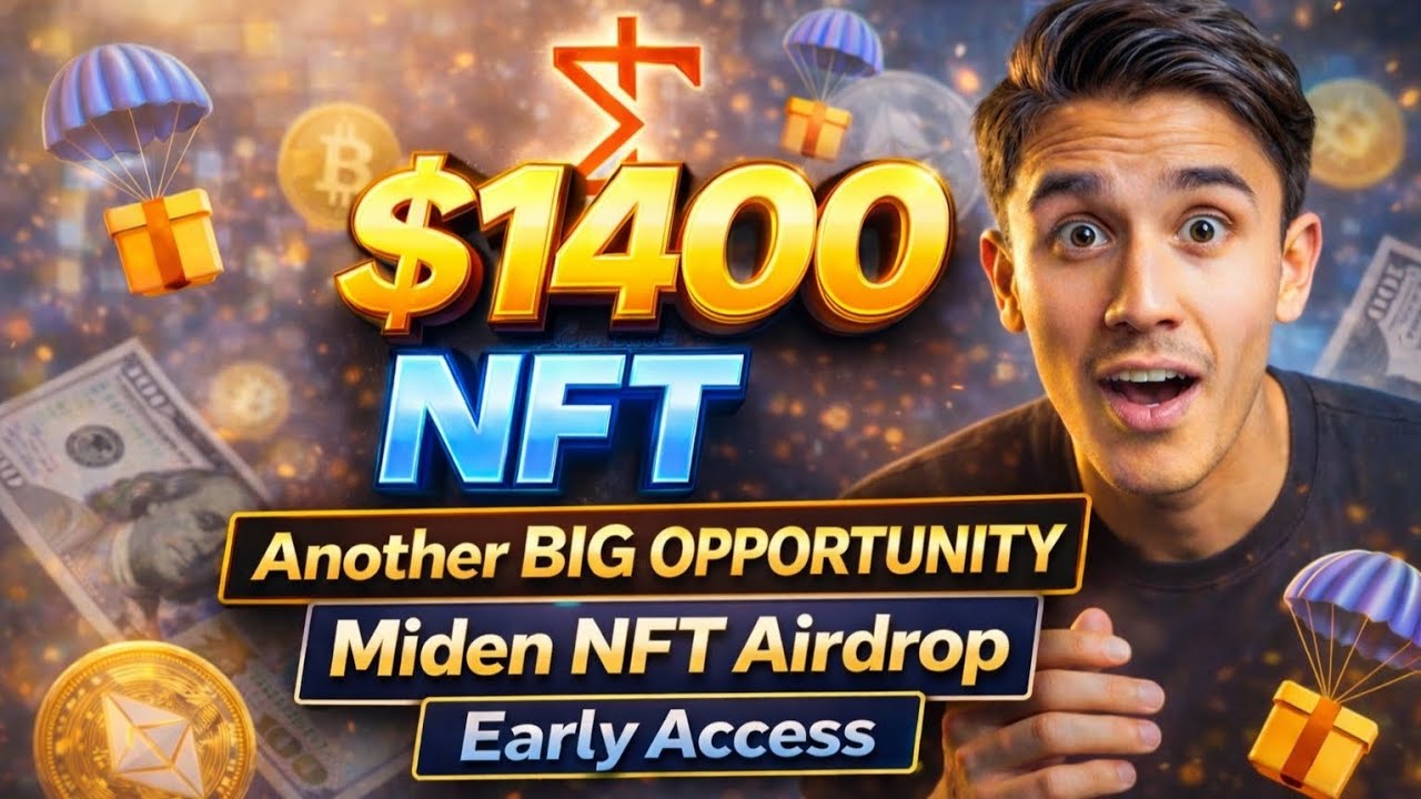 Biggest Crypto Opportunity Is Here | Miden Airdrop, NFT & Early Access