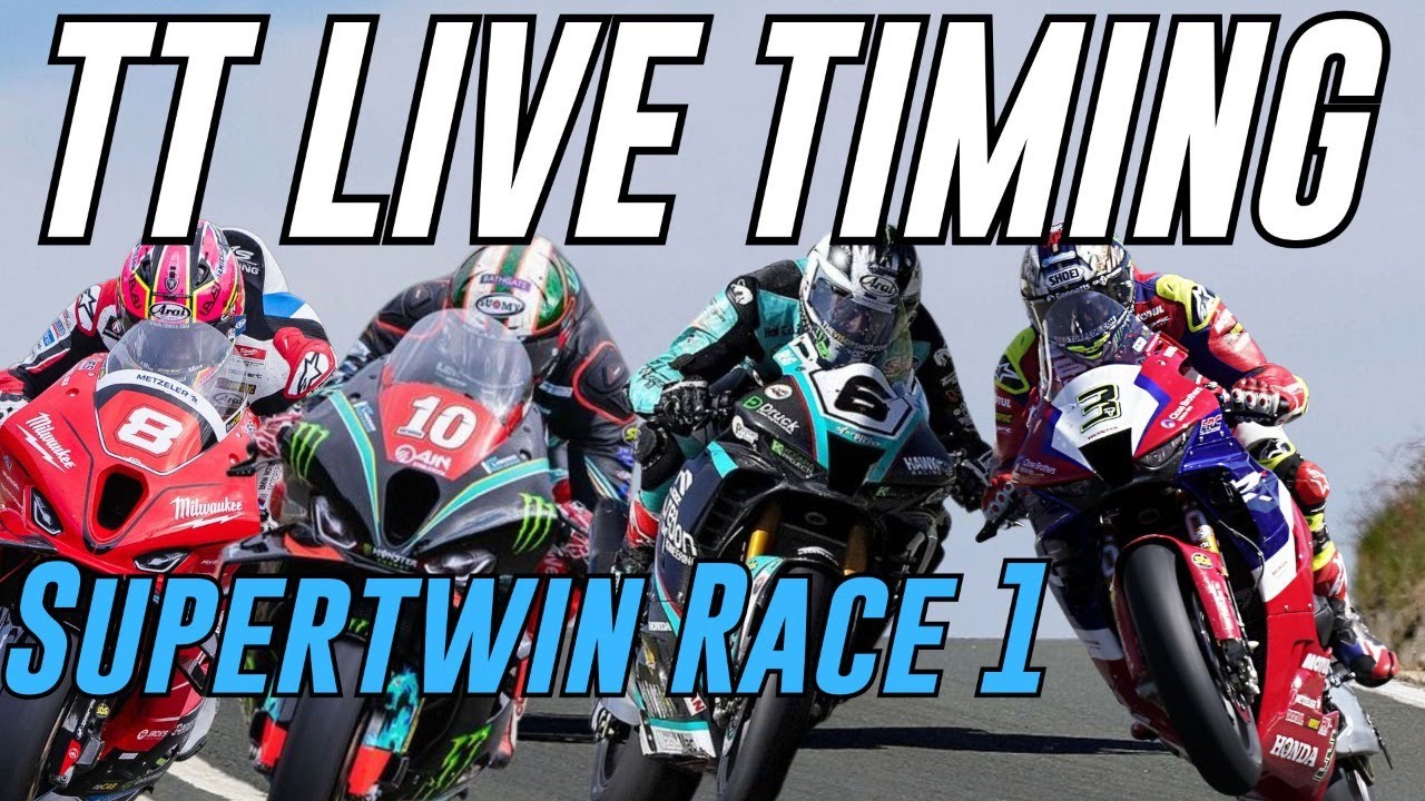 Isle Of Man TT Race Day 3 Supertwin Race Live Timing
