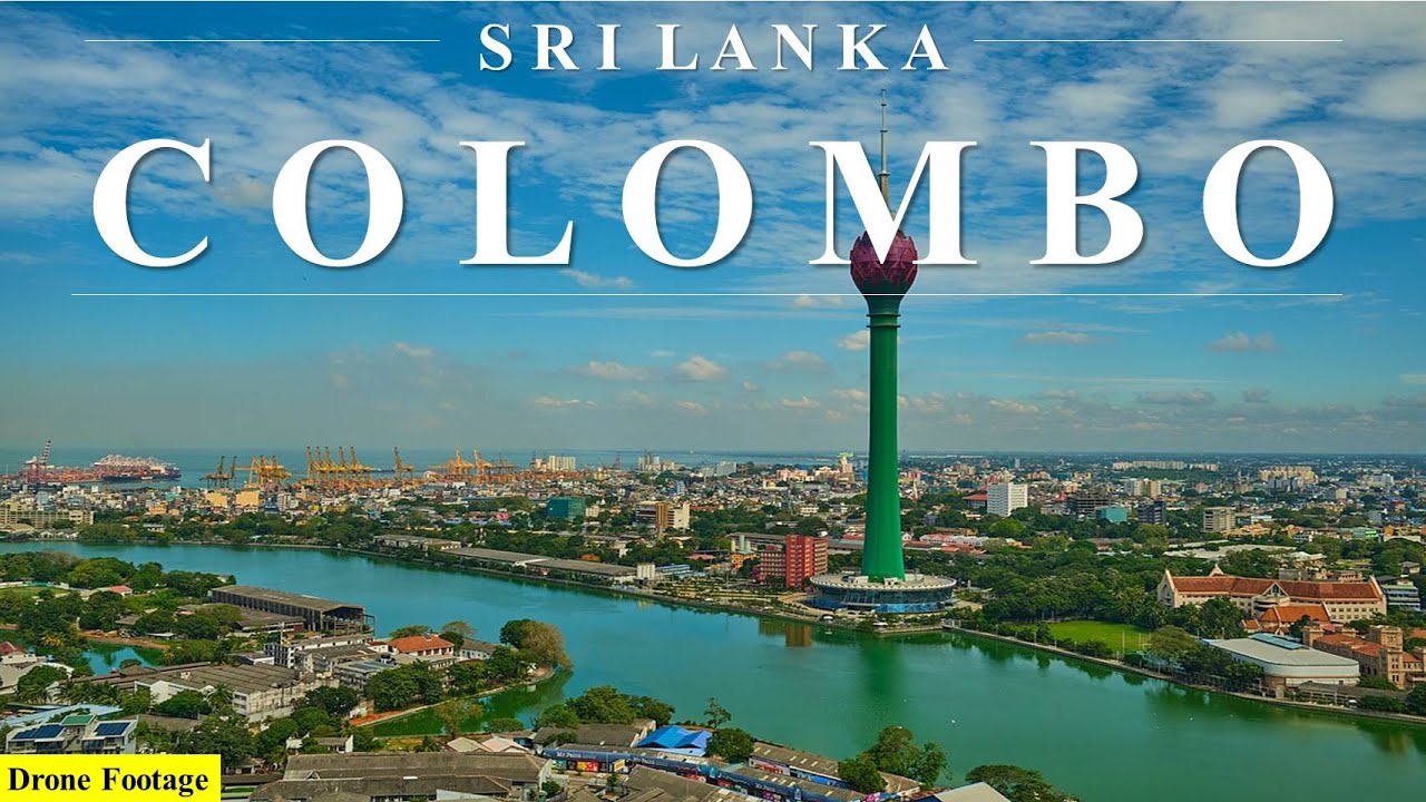 Colombo, Sri Lanka by Drone Footage