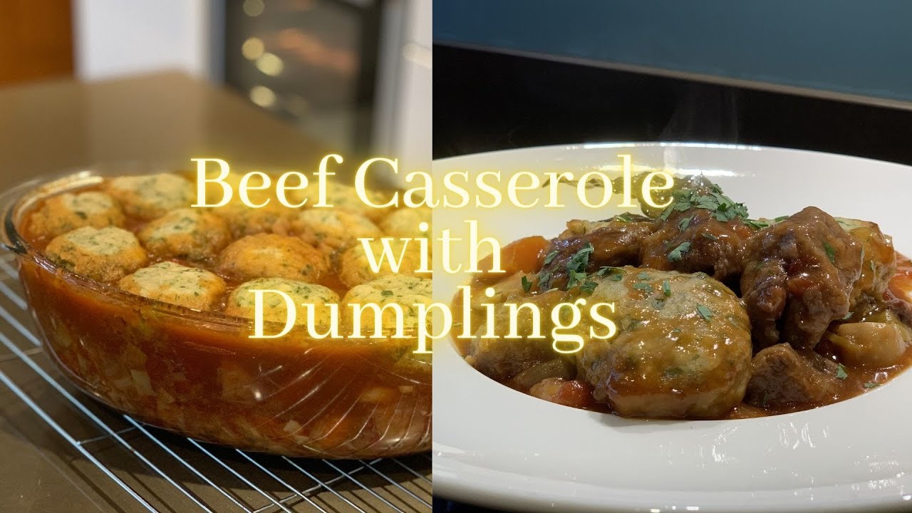 Beef Casserole with Dumplings *easy way*
