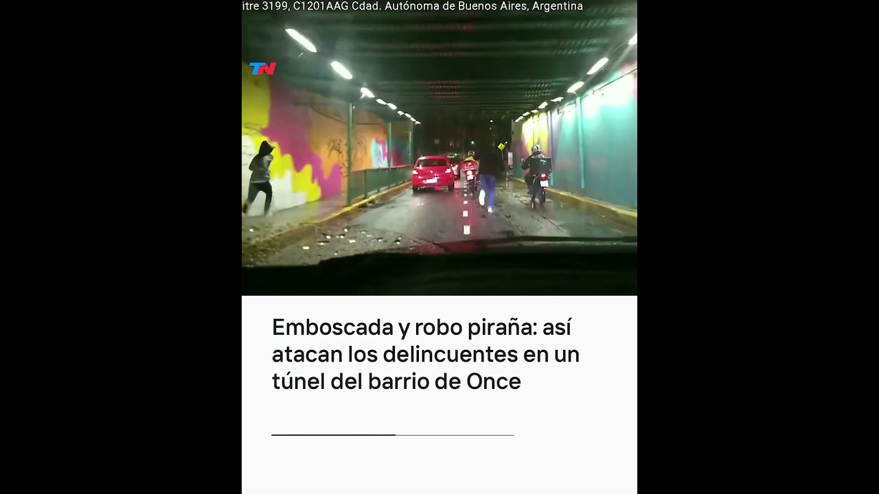 Emboscada y robo pira&ntilde;a: as&iacute; atacan los delicuentes en un t&uacute;nel del barrio de Once