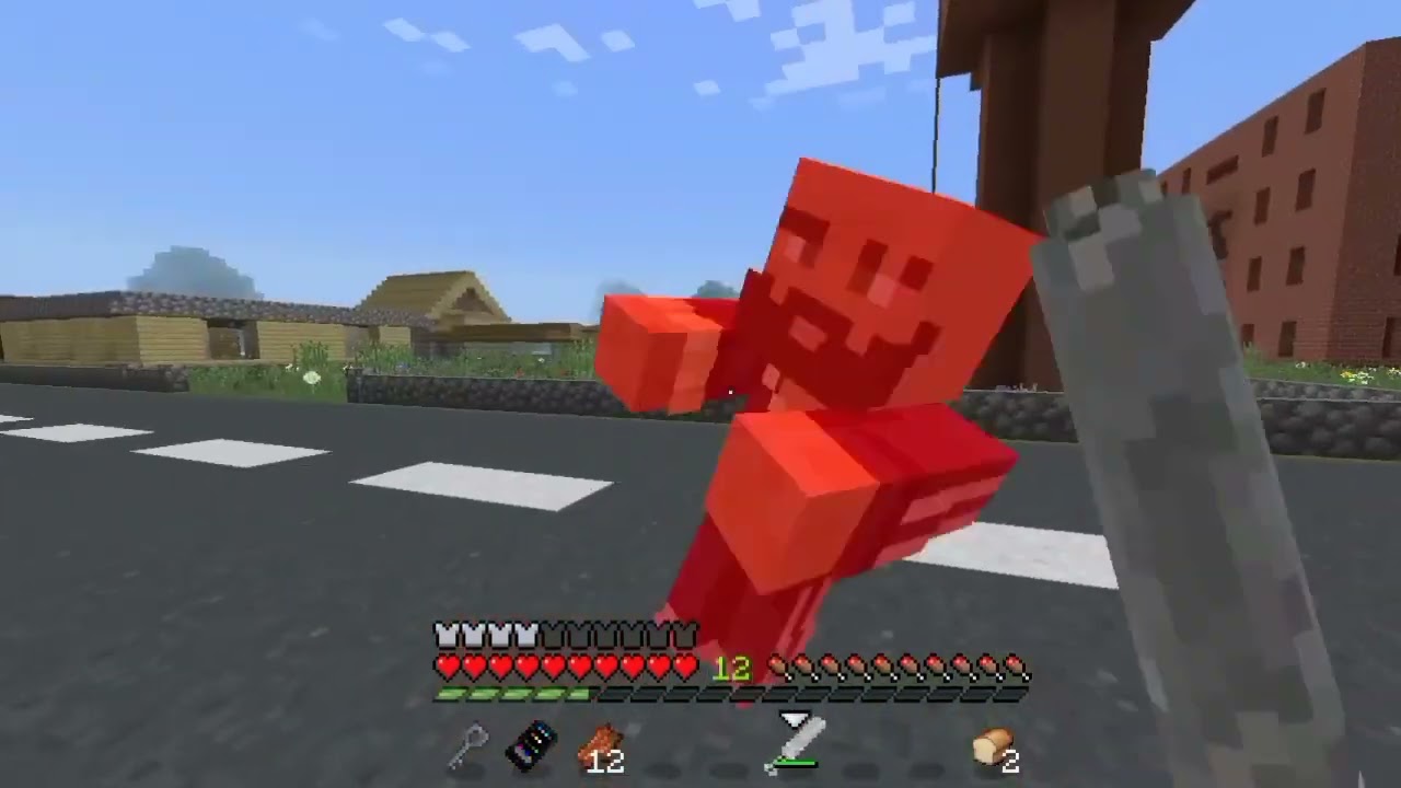 Chol va ReDerp Zombilarga qarshi | ReDerp #minecraft #rederp #survival #zombiesurvival