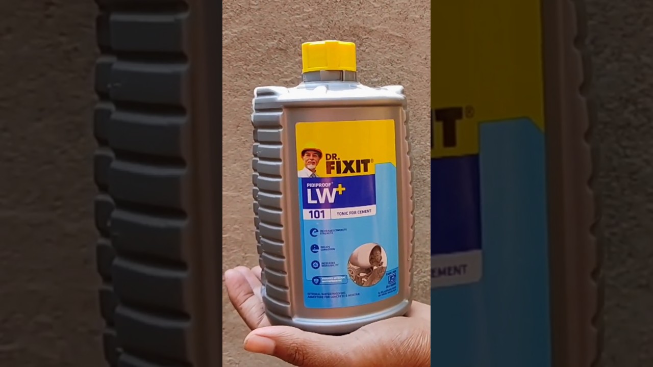 Best Waterproofing admixture for House Construction? How to use DR. FIXIT 101 LW+