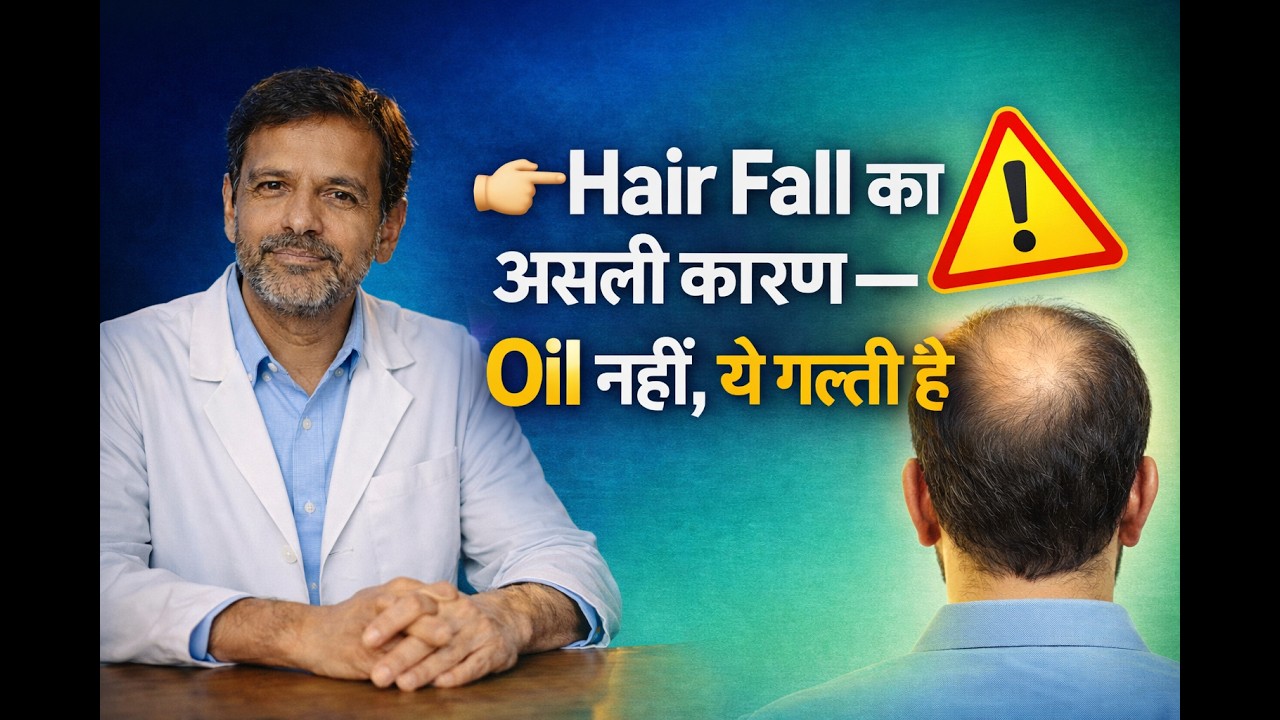 Hair Fall का असली कारण — Oil नहीं, ये गलती है