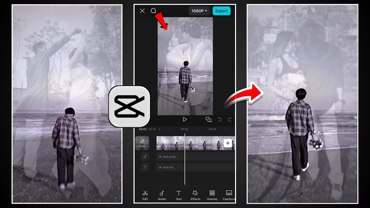 Trending Memory Flashback Video Editing In Capcut | Sad Memory Flashback Reels Editing In Capcut