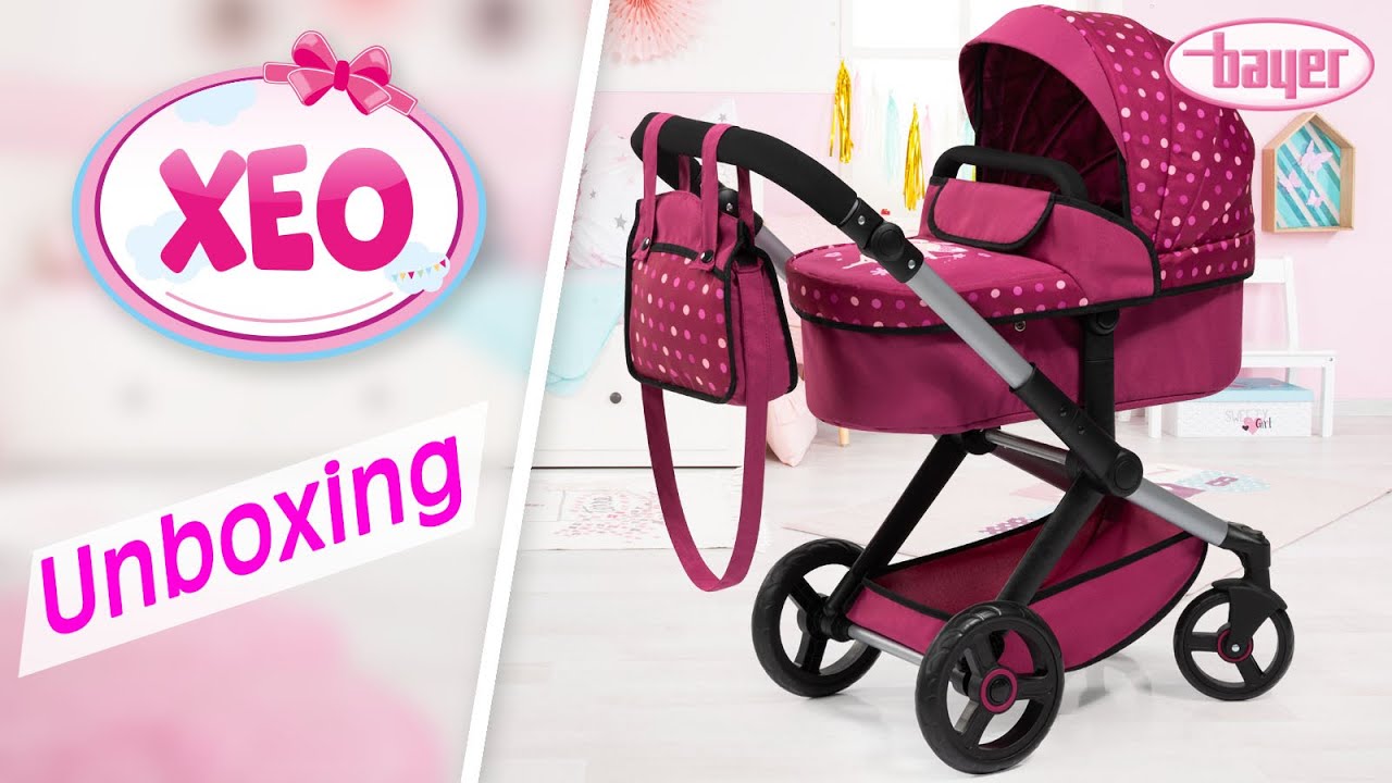 Bayer Design #17067AA Puppenwagen XEO | Unboxing-Video zum Aufbau