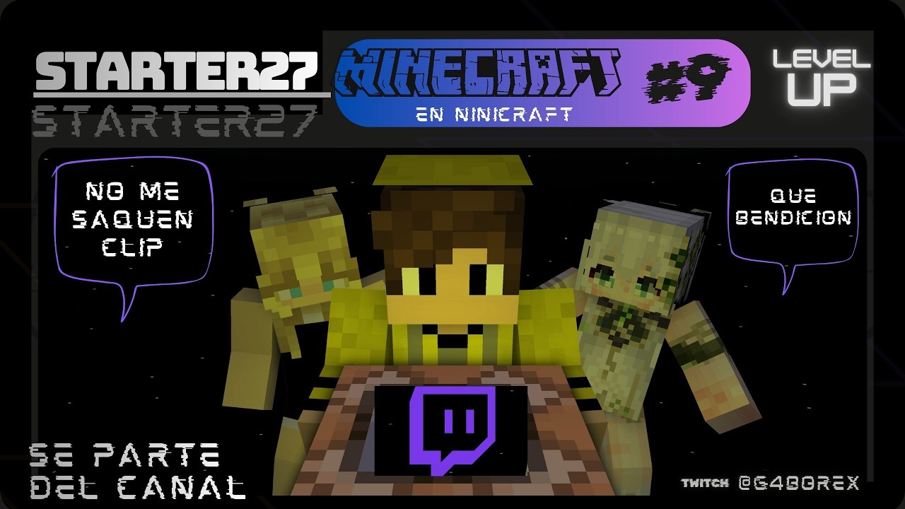 NINICRAFT - Episodio 9 - Ya activé los audios en Twitch - Dia 5