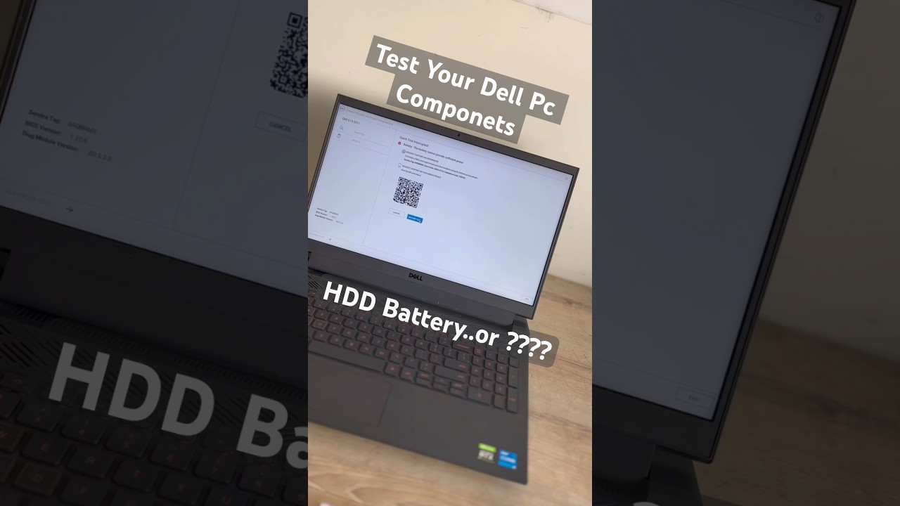 How to test Hardware Components #dell #dellg15 #laptoprepair #batteryproblem#teluguvoice