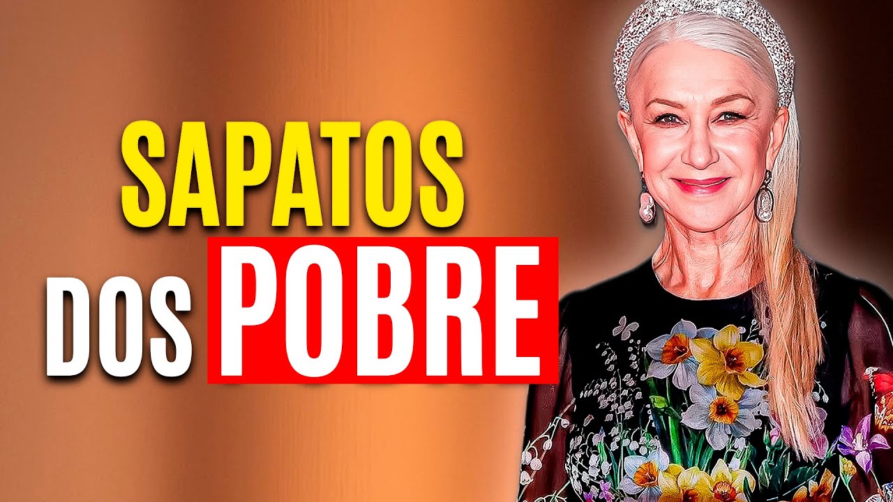 Sapatos que te fazem parecer pobre (e a elegante evita!)