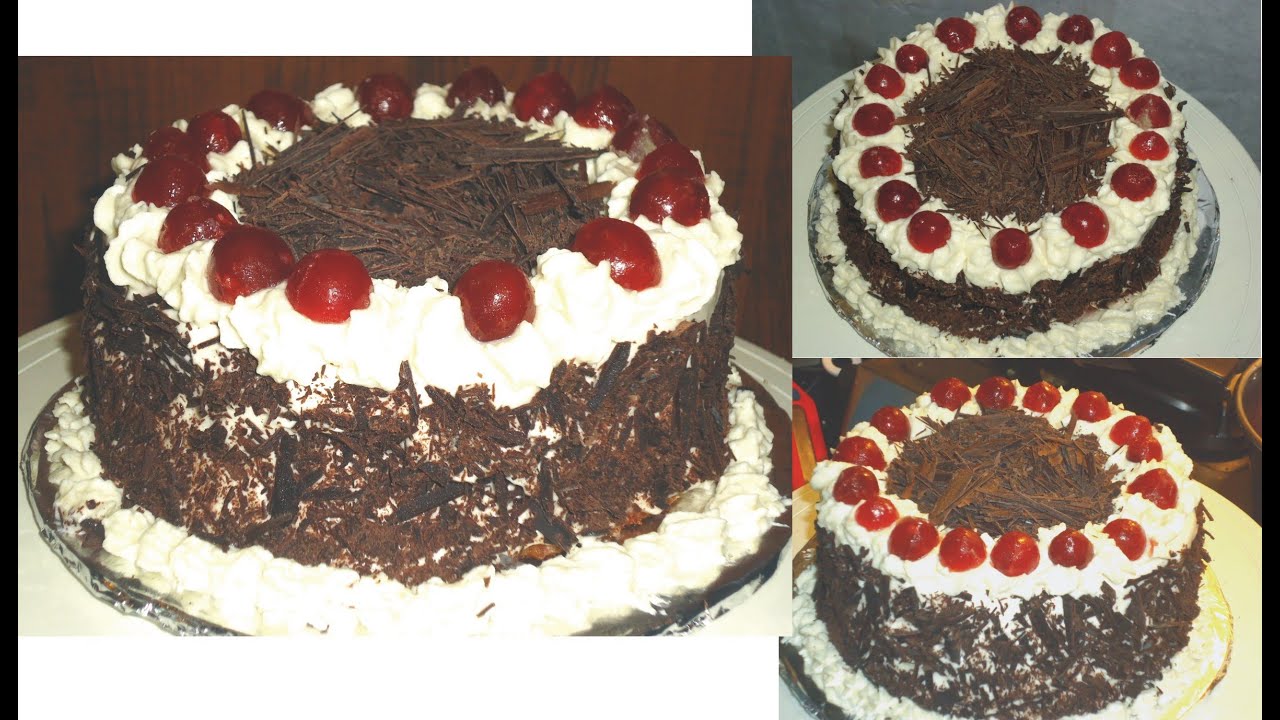 Black Forest Cake, Black forest cake recipe, Chocolate Cake