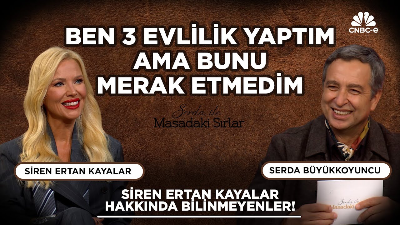 Siren Ertan Kayalar: “Boşanmayı ve Yeniden Evlenmeyi Mutluluk İçin Bir Şans Olarak Görüyorum”