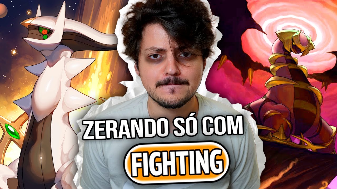 DÁ pra ZERAR Pokémon LEGENDS ARCEUS SÓ com o Tipo LUTADOR (pior roleta de todas)???! 🧡👊