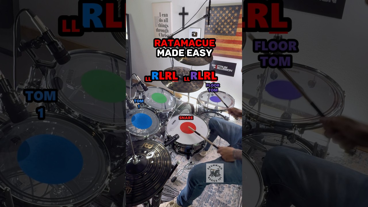RATAMACUE Drum Fill Made Simple 🥁 #drums
