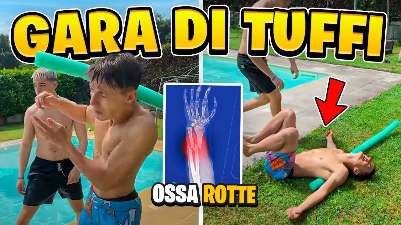 GARA DI TUFFI con OSSA ROTTE 💀 Finisce MALISSIMO!