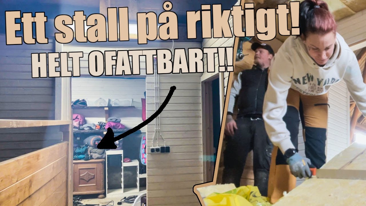 Hur blev sadelkammaren? || DEN &Auml;R KLAR!! || Birket - Del 149