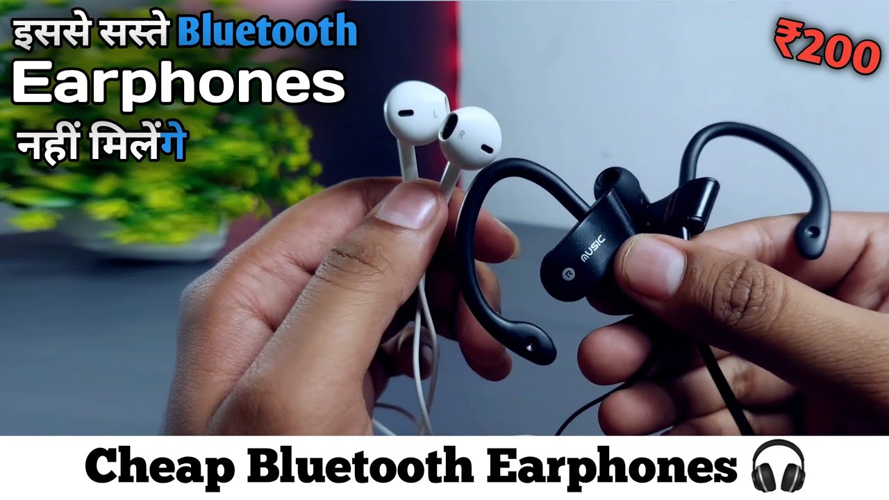 Best Bluetooth Earphone under 200 ₹ ⚡ QC10 & S6 Wireless Earphones Review | Cheap Headset