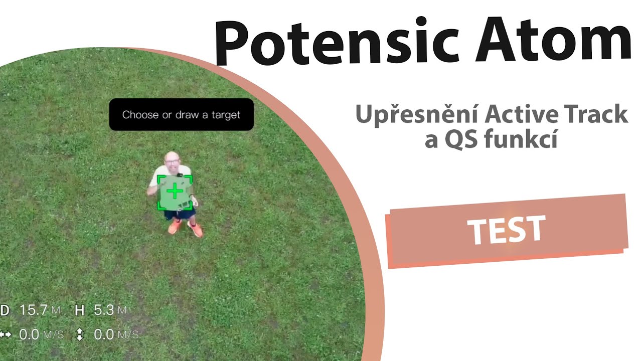 Potensic Atom upřesnění Active Track a QS