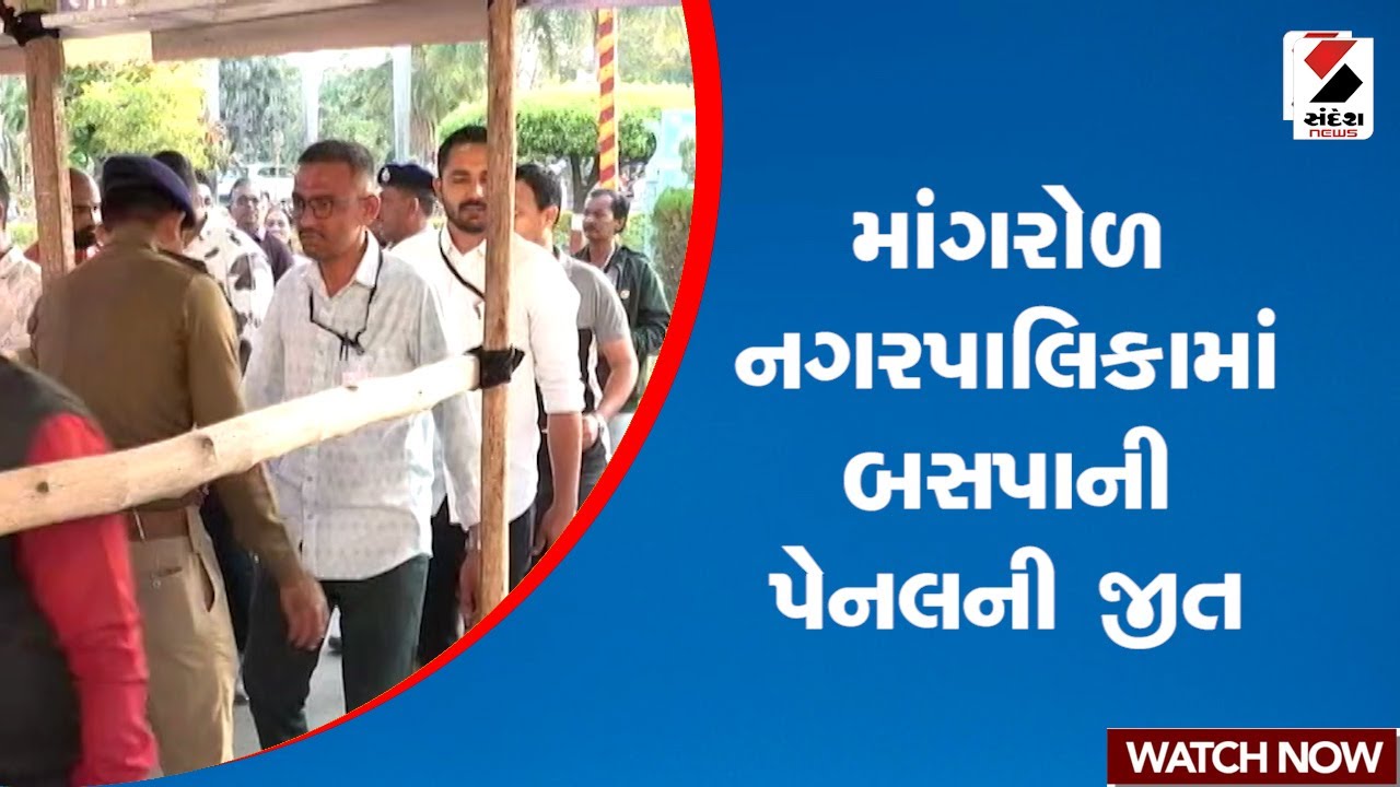 Mangrol | માંગરોળ નગરપાલિકામાં બસપાની પેનલની જીત | Local Body Election Result | Gujarat | BSP