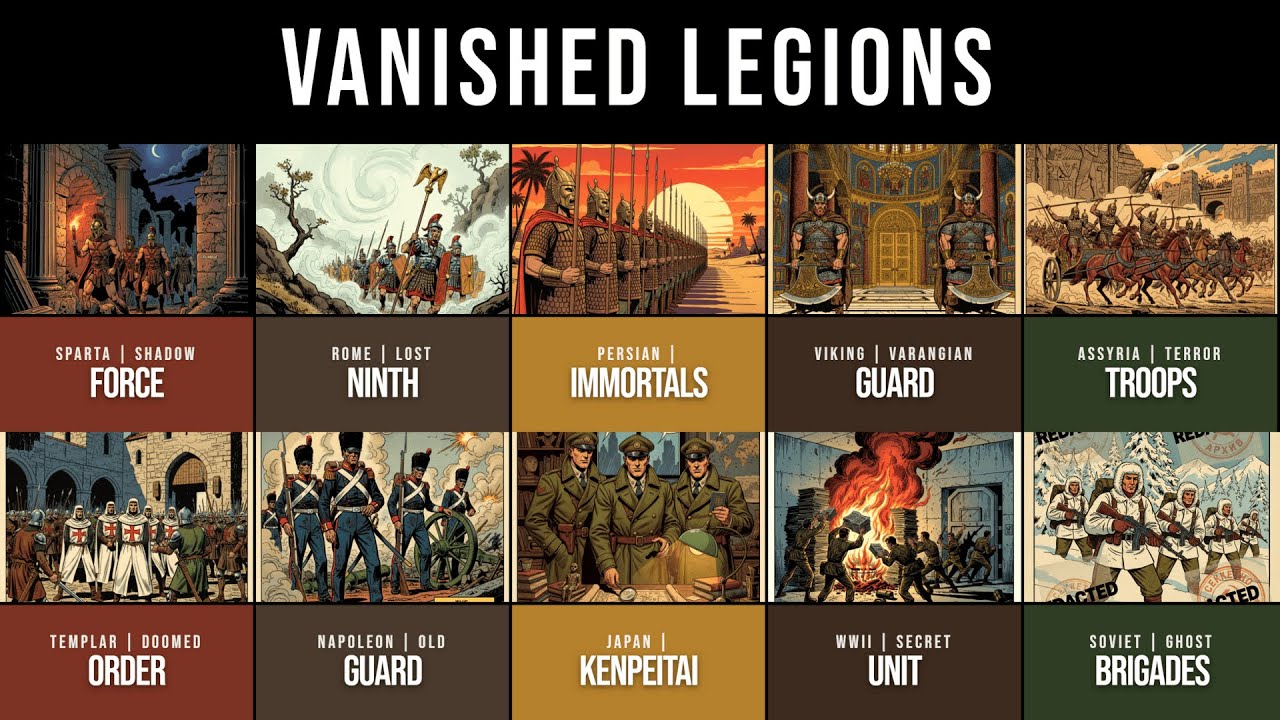 10 Elite Armies That Terrified the World Before Mysteriously Disappearing
