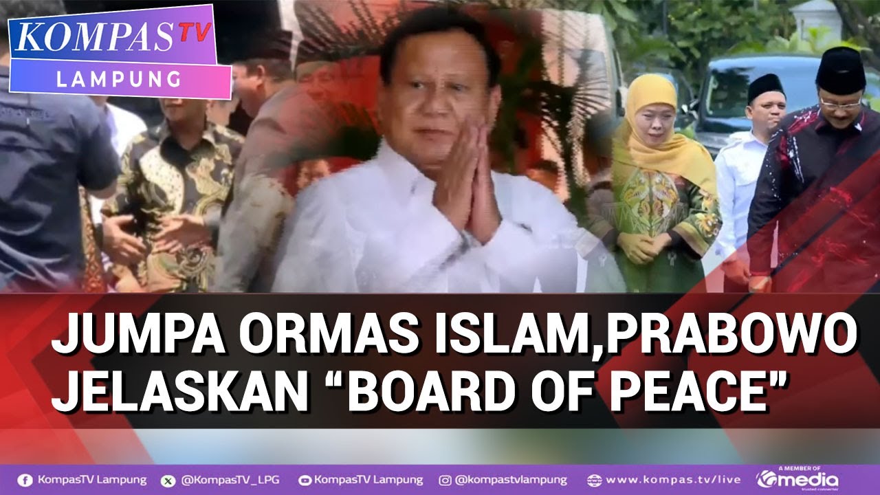 Prabowo & Ormas Islam Bahas Dewan Perdamaian yang Didirikan Trump