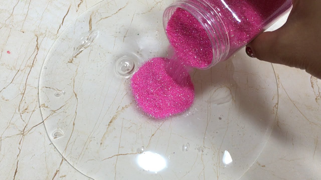 Glitter Slime Making - Most Satisfying Slime Videos #9