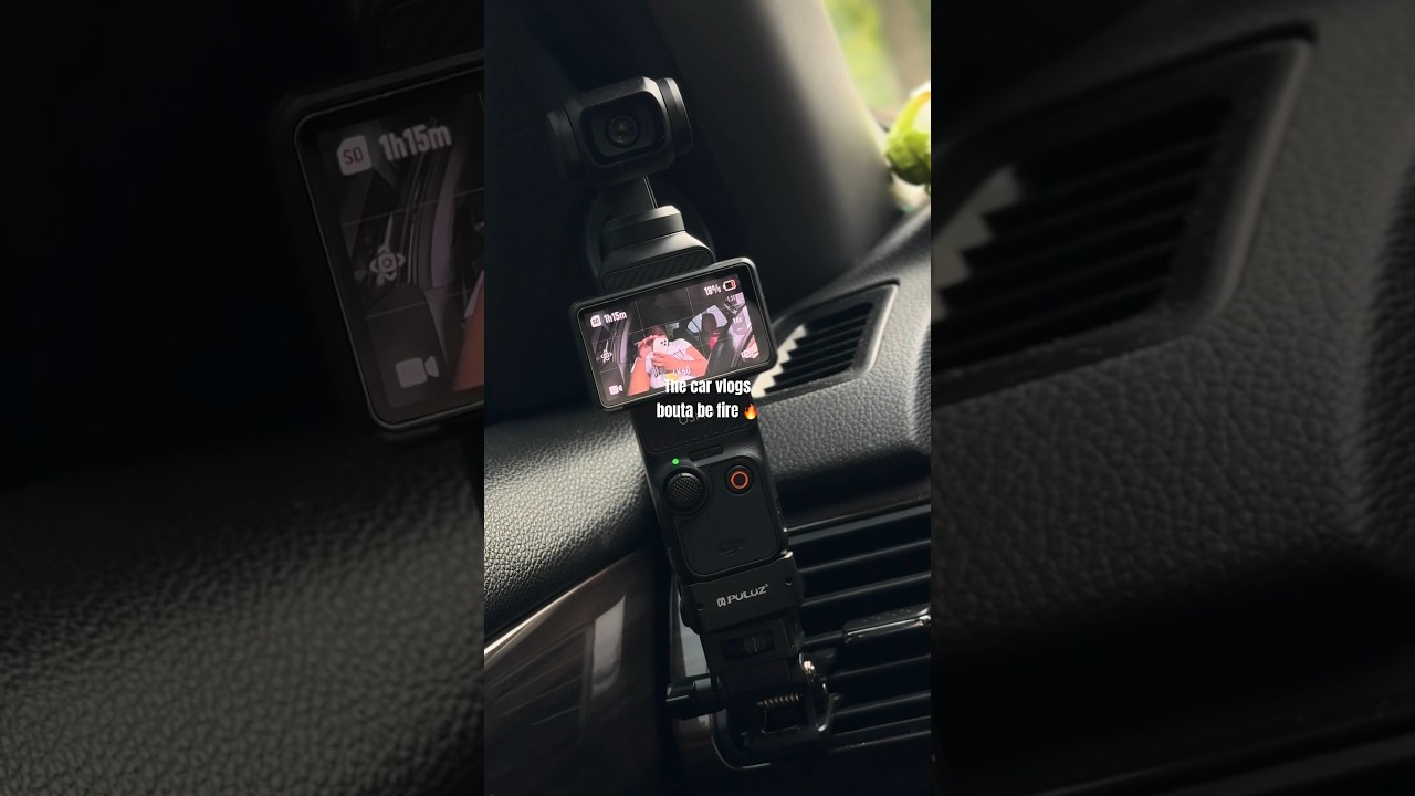DJI osmo pocket 3 car setup| car vlogs