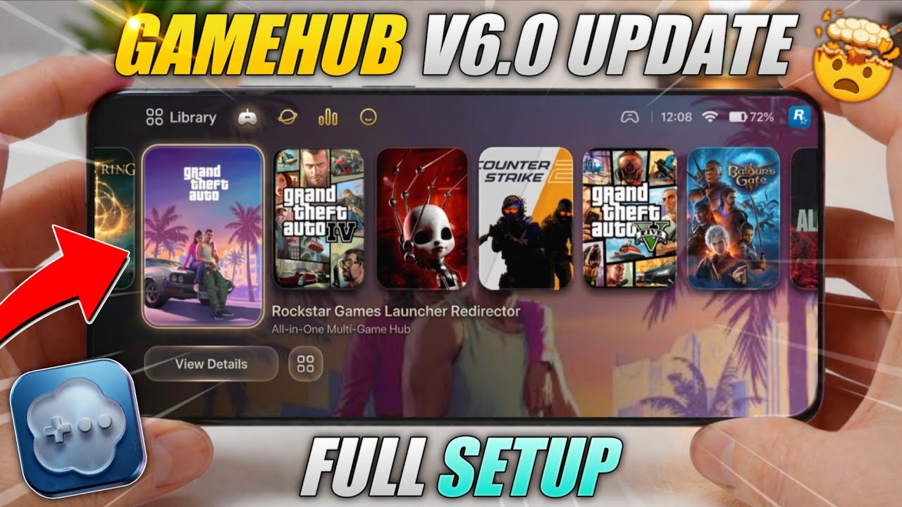 Обновление GameHub V6 &mdash; это просто БЕЗУМИЕ! 🔥 Полная настройка + лучшие параметры (для всех устро...