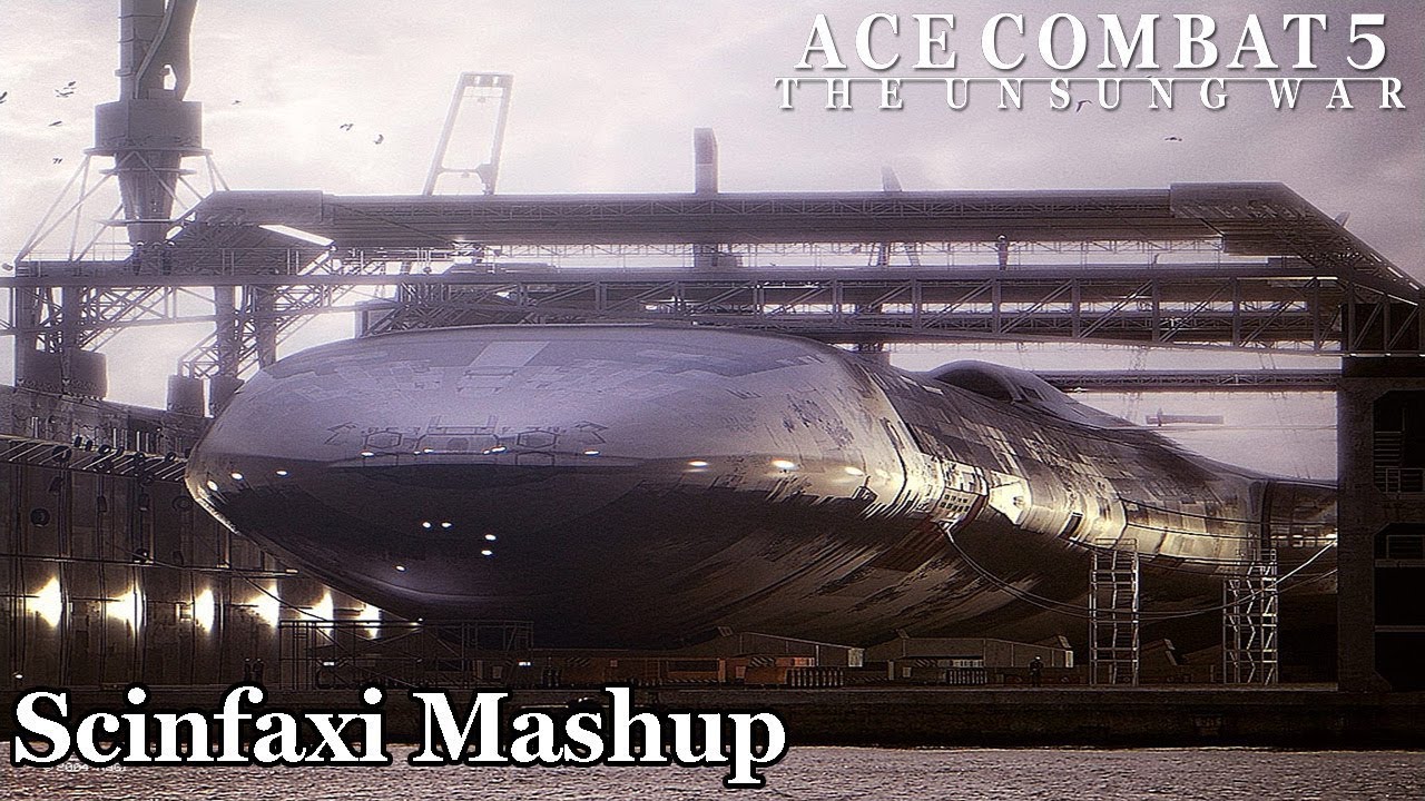 Scinfaxi-class Submarine Mashup (Extended) - Ace Combat 5