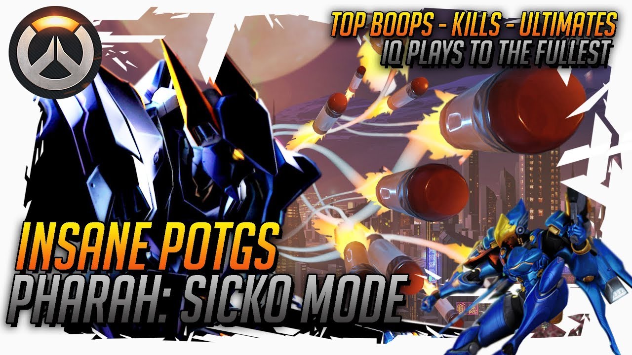 Best POTGS & Killsㆍ4K 60FPS Overwatch Montage ㆍ 666+ Hours Pharah 🚀 ㆍ200 IQ Plays 🧠