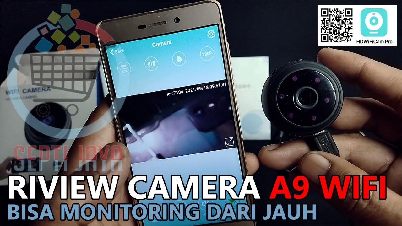 Review Unboxing dan Tutorial Camera Mini A9 Bisa Monitoring dari Jarak Jauh Menggunakan HP