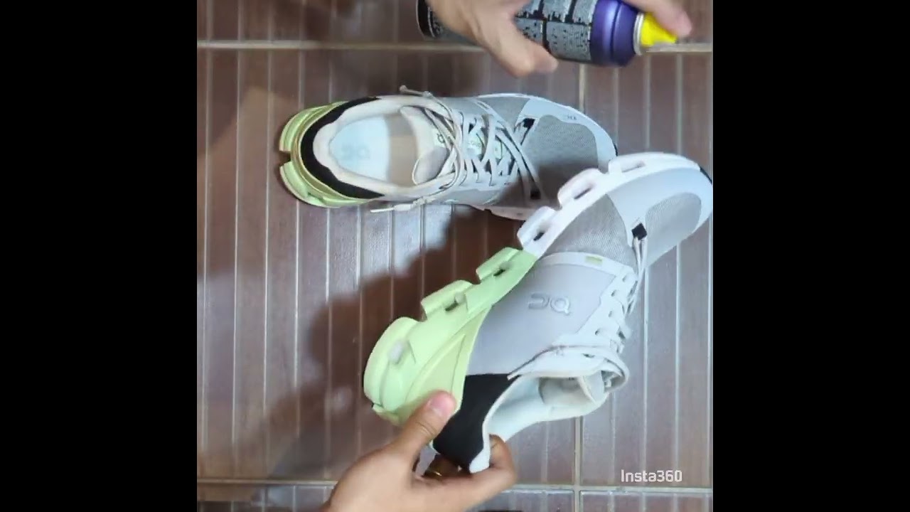 On Cloud running shoes Cloudflyer 4 shoe cleaning