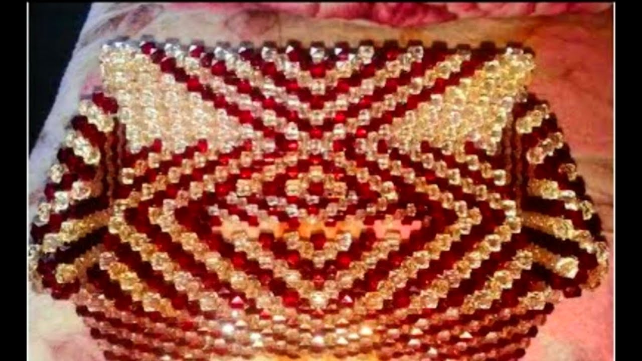 ورشة عمل علبة مناديل خرز على شكل كنبه ( المقطع الكامل وسريع ) hand made