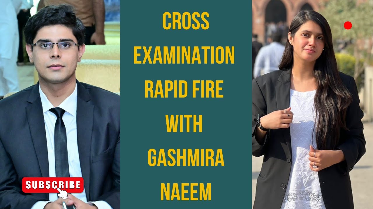 Rapid Fire Cross-Examination With Ghasmira Neam