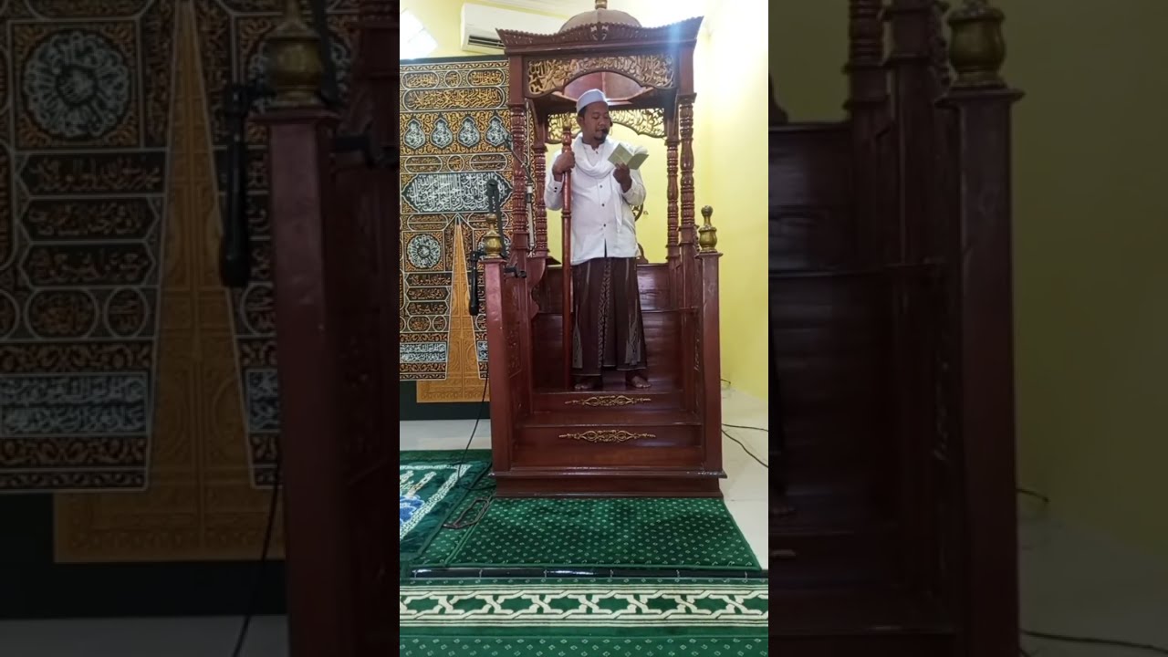 Khutbah & sholat jumat, Ustadz M. Syahrul Mubarok, SPDi dari Gresik