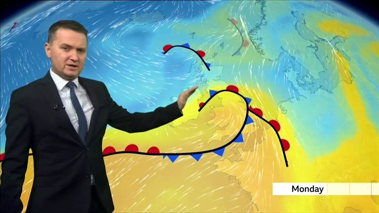 BBC news weather The weather today is bright