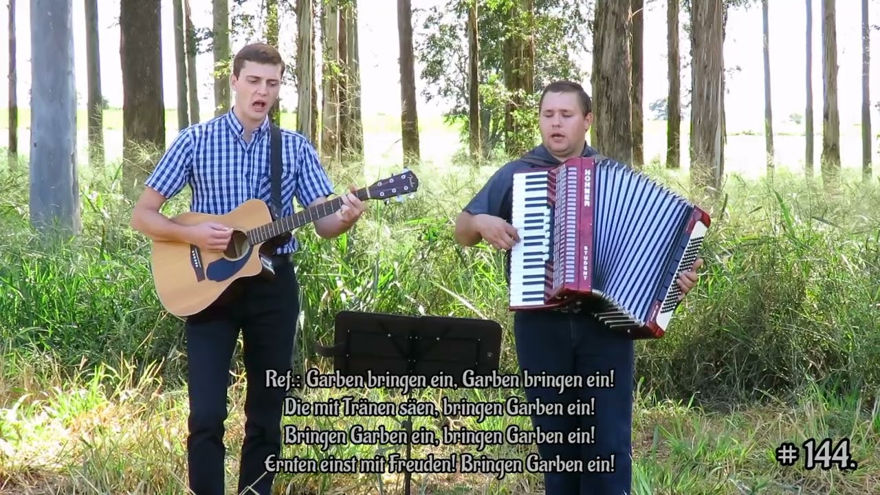 Die mit Tränen säen ernten einst mit Freuden (Bringen Garben ein)